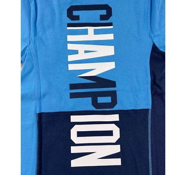 New Champion Life Men Blue T-Shirt Crew Neck Short Sleeve Shift Tee US XS - Picture 3 of 7